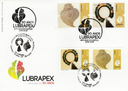 Brésil Portugal 2016 Emission Commune Rare FDC Mixte Lubrapex 2016 Brasil Portugal Joint Issue Mixed FDC Lubrapex - Gezamelijke Uitgaven