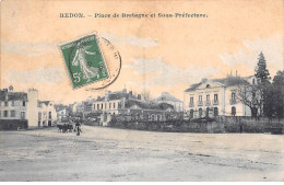 35 - REDON - SAN34438 - Place De Bretagne Et Sous Préfecture - Redon