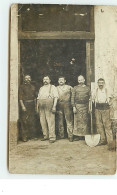 Carte Photo - Hommes Travaillant - Hombres