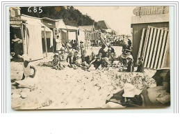 LE CROTOY Photo De Groupe Sur La Plage - Le Crotoy