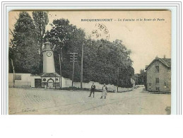 ROCQUENCOURT La Fontaine Et La Route De Paris - Rocquencourt