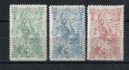 "BULGARIEN" 1902, Mi. 62-64 * (R2107) - Unused Stamps