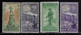 NEW ZEALAND  1936,1954  SEMI-POSTAL SCOTT#B9,B16,B44,B45  MH - Nuevos