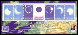 1999 Alderney 131-136/B6 Total Sun Eclipse Astrophilately 7,50 € - Europe