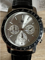 Neuve ! Imposante Montre LIP – Chronographe Pour Homme - Bracelet Cuir Véritable - Avec Notice - Horloge: Luxe