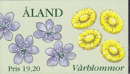 ALAND  Markenheftchen 5, Postfrisch **, Frühlingsblumen, 1997 - Aland