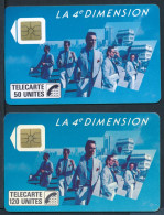 Télécartes France - Publiques N° Phonecote F38 + F39 - 4e Dimension Hommes 50U Et 120U - 1988