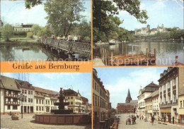 72135733 Bernburg Saale HO Cafe Baerenburg Schoss Thaelmannplatz Marienkirche Be - Bernburg (Saale)