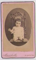 (Photo Carte De Visite) 001, Photo Maréchalle à Saint Quentin, Bébé - Non Classés