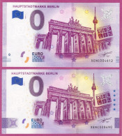 0-Euro XENC 01 2020 HAUPTSTADTMARKE BERLIN Set NORMAL+ANNIVERSARY - Privéproeven