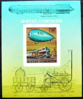 (dcth-126) Comores Mi 342ms   MNH Imperf. - Zeppeline