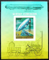 (dcth-128) Comores Mi 343ms   MNH Imperf. - Zeppeline