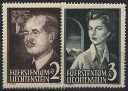 Liechtenstein 1955 Fürstenpaar 332/33 Postfrisch - Ungebraucht