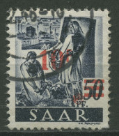 Saarland 1947 Berufe Und Ansichten Mit Aufdruck 235 II Type I Gestempelt - Oblitérés