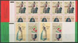 Schweden 1979 Weihnachten Trachten Markenheftchen MH 75/76 Postfrisch (C60574) - 1951-80