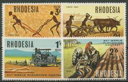 Rhodesien 1968 Weltmeisterschaft Im Pflügen Trecker 70/73 Postfrisch - Rhodesia (1964-1980)