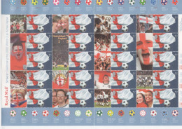 UK England, Great Britain 2002 Football Soccer World Cup Sheetlet MNH - 2002 – Corea Del Sud / Giappone