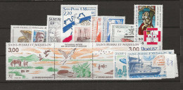 1987 MNH St Pierre Et Miquelon Year Collection Postfris** - Volledig Jaar
