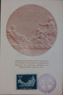 POSTAL MAXIMO - 150º ANIVERSÁRIO DA FUNDAÇÂO DA SECRETARIA DE ESTADO DOS NEGOÇIOS DA FAZENDA - Cartes-maximum (CM)