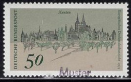 GERMANY(1975) Xanten. MUSTER (specimen) Overprint. Scott No 1199. - Sonstige & Ohne Zuordnung