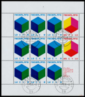 NIEDERLANDE Block 09 Zentrisch Gestempelt S00731E - Blocks & Sheetlets