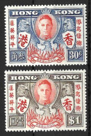 HONG KONG....KING GEORGE VI...(1936-52..)......OMNIBUS.....VICTORY SETOF 2.....MNH.... - Ongebruikt