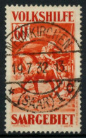 SAARGEBIET 1931 Nr 152 Zentrisch Gestempelt Gepr. X7B0E02 - Used Stamps