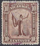 NICARAGUA 1912 - Yvert 304° - Serie Corrente | - Nicaragua