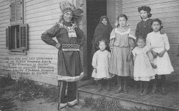 CPA Old And New Generation Indian Iroquois Family-Famille D'indiens Province De Québec TRES RARE-Timbre   L2937 - Autres & Non Classés