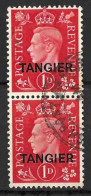 TANGIER.....KING GEORGE VI...(1936-52..).....SG246 .....1d X PAIR.......CDS....VFU... - Morocco Agencies / Tangier (...-1958)