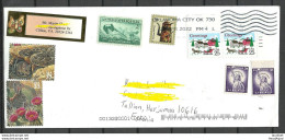 USA 2022 Cover To ESTONIA O Oklahoma City With Many Stamps - Briefe U. Dokumente