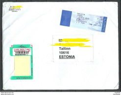 ISRAEL 2021 Registered Cover Haifa To Estonia - Brieven En Documenten