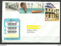 ISRAEL 2018 Registered Cover To Estonia - Briefe U. Dokumente