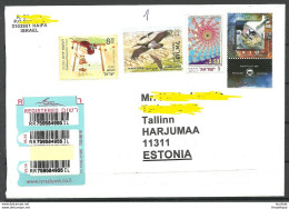 ISRAEL 2017 Registered Cover To Estonia Estonie - Covers & Documents