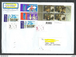 NETHERLANDS Nederland Niederlande 2021 Cover To Estonia C. Fabritius Art Kunst Etc. - Covers & Documents