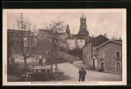 CPA Rozier En Donzy, Entrée Du Bourg Par La Route De Feurs  - Feurs