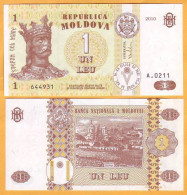 2010 Moldova ; Moldavie ; Moldau  "1 LEI  2010"  UNC - Moldavie