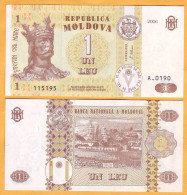 2006 Moldova ; Moldavie ; Moldau  "1 LEI  2006"  UNC - Moldova