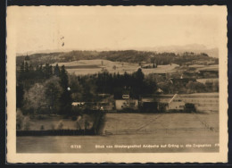 AK Andechs, Blick Vom Klostergasthof Andechs Auf Erling Und Die Zugspitze  - Zugspitze