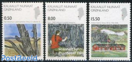 Greenland 2006 Mixed Issue 3v (Artic Station, Earliest Life), Mint NH, History - Science - Various - Archaeology - Geo.. - Nuevos