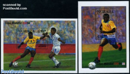 Nicaragua 1994 World Cup Football USA 2 S/s, Mint NH, Sport - Football - Nicaragua