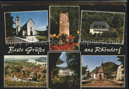 72126291 Rhoendorf Kirche Adenauer Grabstaette Haus Ziepchen Rhein Muettererholu - Bad Honnef