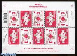 Netherlands 2013 World Blood Donor Day M/s, Mint NH, Health - Sport - Health - Playing Cards - Unused Stamps