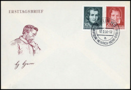 1956, DDR, 516-17, FDC - Autres & Non Classés