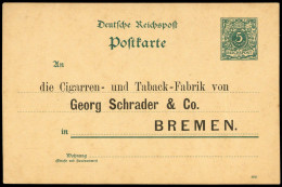 1889, Deutsches Reich, P 20 (Z), Brief - Sonstige & Ohne Zuordnung