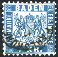 1868, Altdeutschland Baden, 25, Gest. - Autres & Non Classés