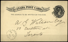 1893, Canada, P 14 B, Brief - Autres & Non Classés
