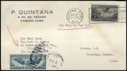 1931, Cuba, 89 U.a., Brief - Kuba