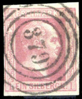 1857, Altdeutschland Preussen, 6, Gest. - Autres & Non Classés