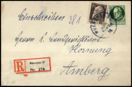 1911, Altdeutschland Bayern, 80 II, 95 I, Brief - Other & Unclassified